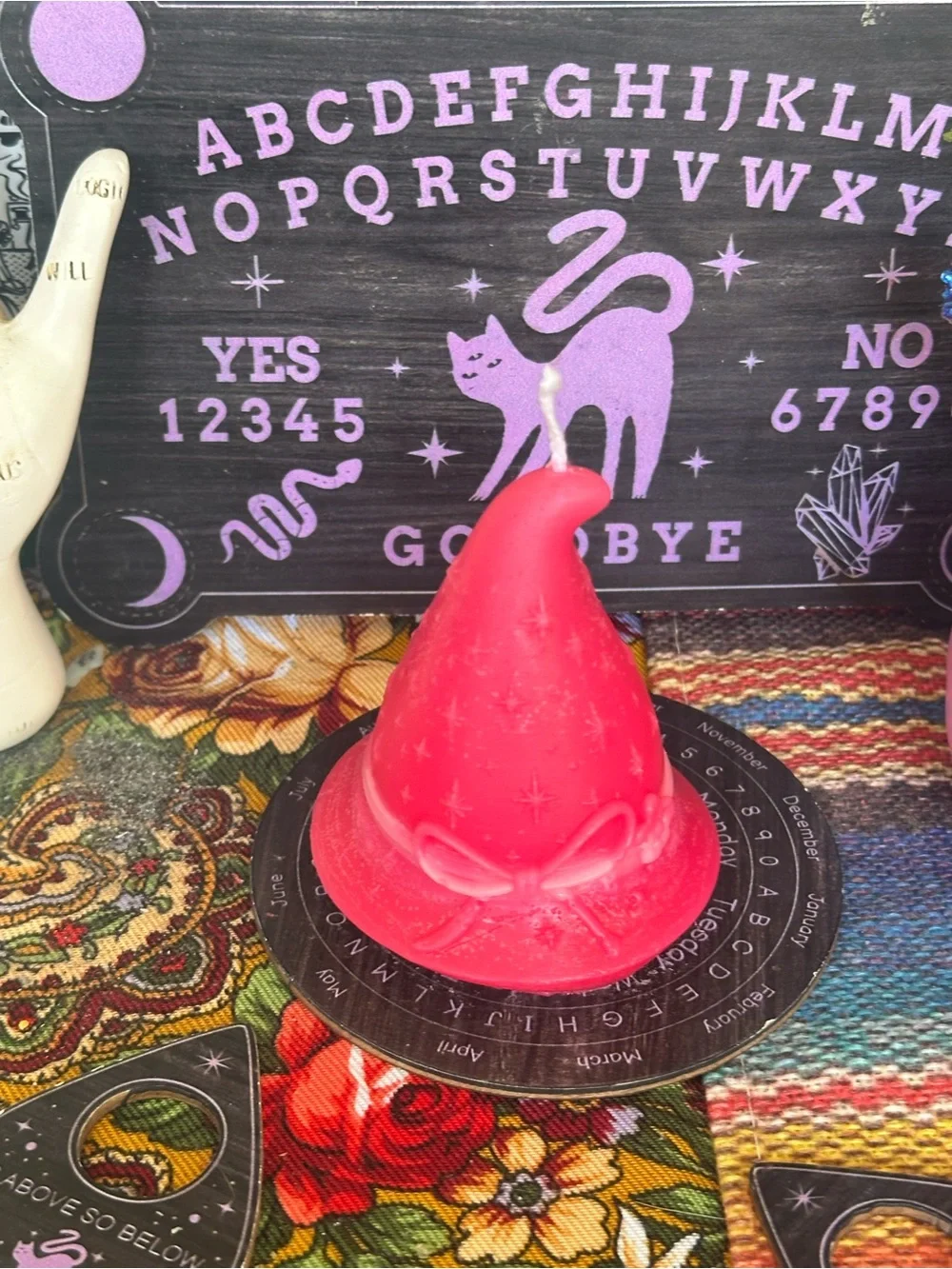 Witch Hat Candle | Witchy Decor
